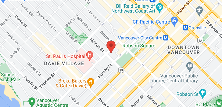 map of 2105 989 NELSON STREET